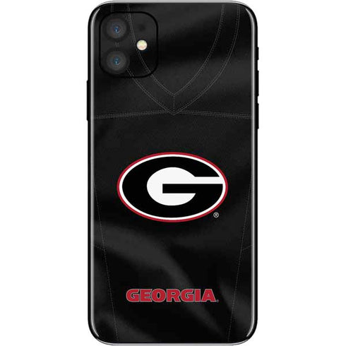 University of Georgia Black Jersey iPhone 11 Skin